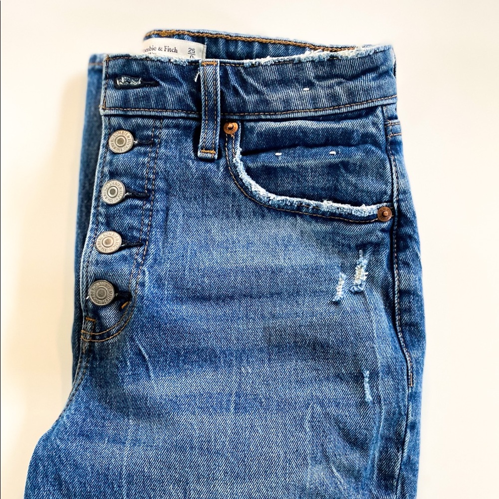 Abercrombie high rise skinny jeans